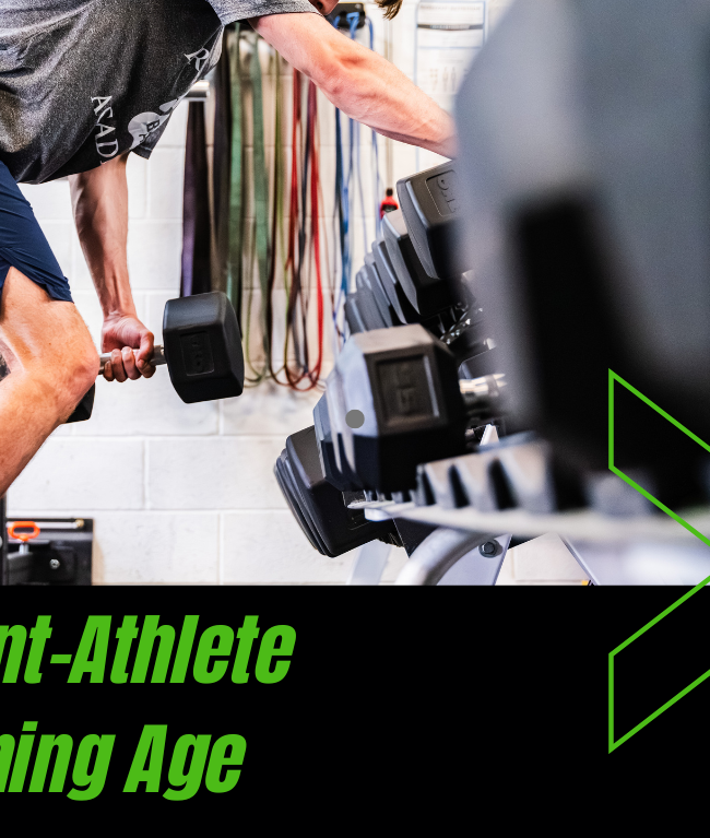 student athlete training age