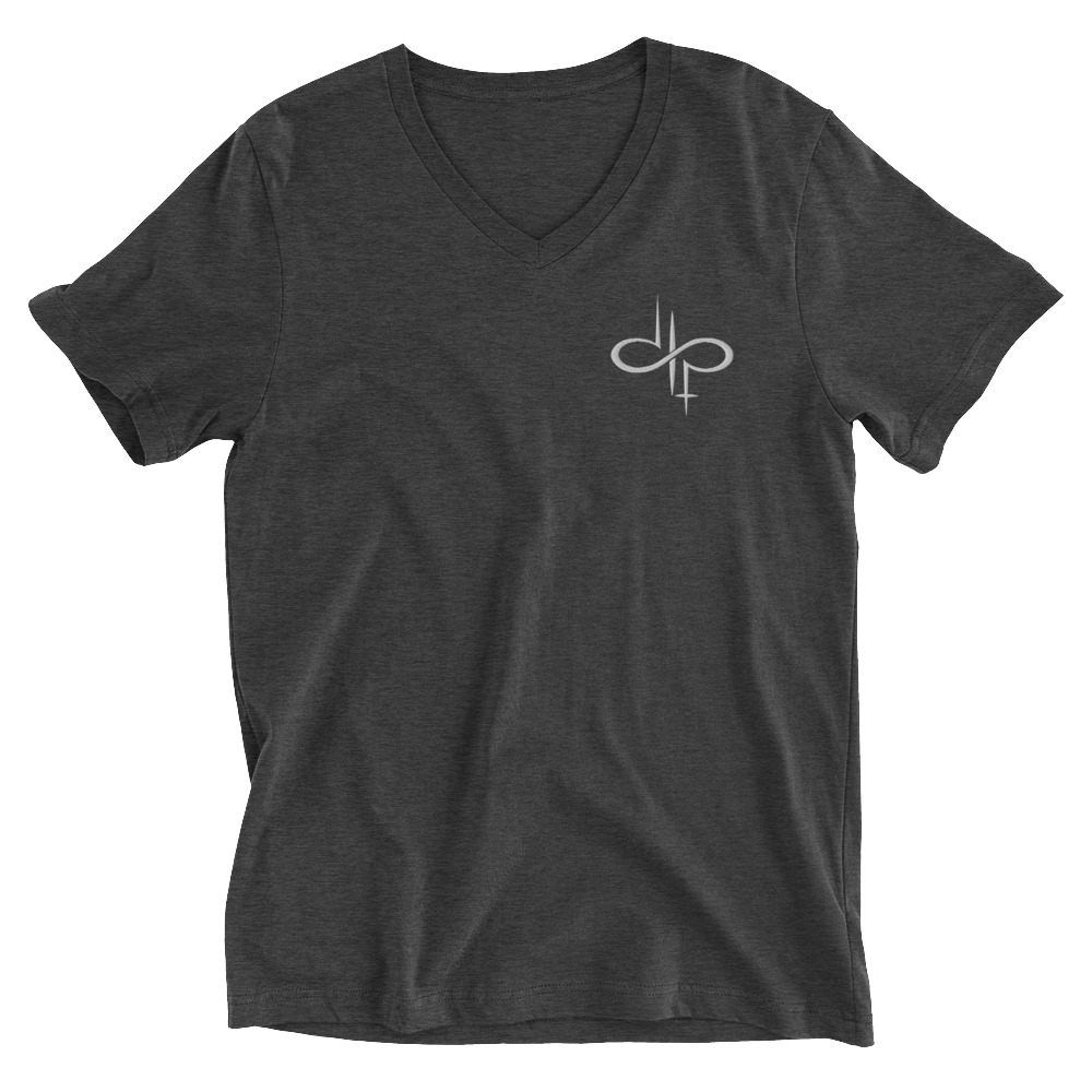IPT Small Logo Unisex Short Sleeve V-Neck T-Shirt - Image 5